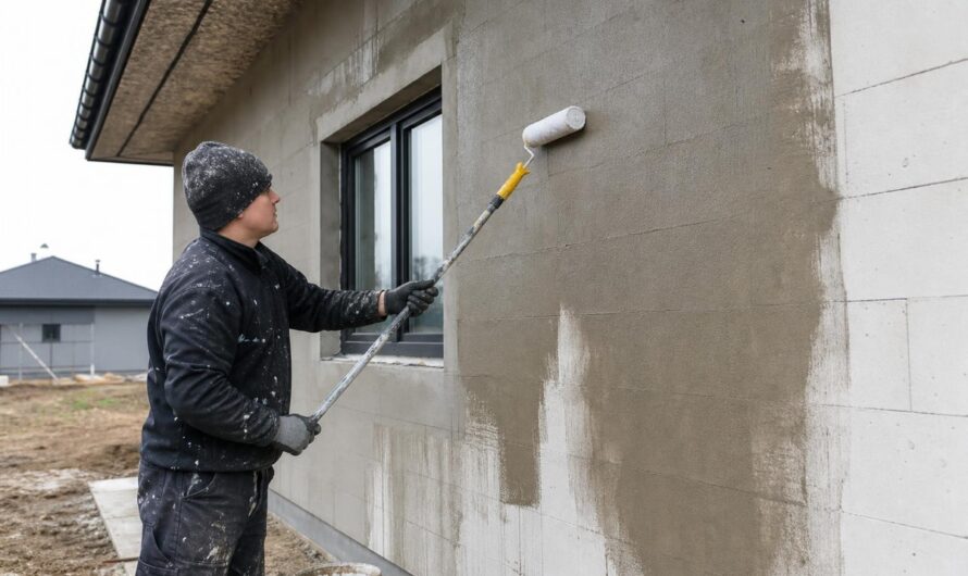 Kiedy gruntować ściany przed ociepleniem elewacji?